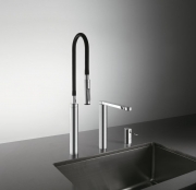 KWC Ono Highflex 5, Einhebelmischer chrom, Hochdruck Schlauchbrause, 5022108