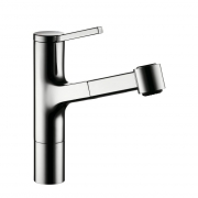 KWC Ava 3, Einhebelmischer chrom, Hochdruck Schlauchbrause, 5022154