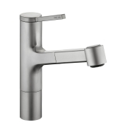 KWC Ava 3, Einhebelmischer edelstahlfinish, Hochdruck Schlauchbrause, 5022160