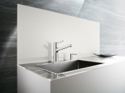 KWC Ava 1, Einhebelmischer edelstahlfinish, Hochdruck, 5022185