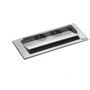 Naber Evoline� BackFlip USB A Einbausteckdose Edelstahl, Schweizer Steckdosen, 8031156