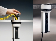 Naber Evoline� Port 2, Edelstahl, Schweizer Steckdosen, 8031157