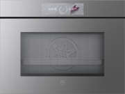 V-ZUG CombiSteamer V6000 45M PowerSteam, Kombi-Dampfbackofen, AutoDoor, Spiegelglas Platinum, WLAN, 2304700010, mit 5 Jahren Garantie!