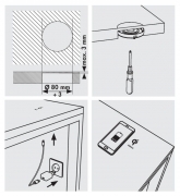 Naber Evoline� Qi Wireless Charger, Einbau-Ladespule, schwarz matt, 8031175