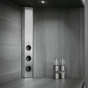 Naber Mira Eck, Eck-Steckdosenelement Edelstahlgeh�use, 7053062