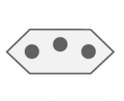 Naber Mira Eck, Eck-Steckdosenelement Edelstahlgeh�use, 7053062