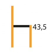 Naber Trill 1A Stuhl, Fiberglas-Polypropylen, bianco wei�, 3038004