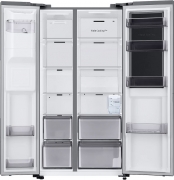 Samsung RH68B8520S9/EG, Side-by-Side, Edelstahl-Look, K�hl-/Gefrierkombination, Mit 5 Jahren Garantie!