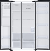 Samsung RS6JA8510B1/EG, Side-by-Side, Premium Black Steel, K�hl-/Gefrierkombination, Mit 5 Jahren Garantie!