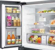 Samsung RF65A96768A/EG, French Door K�hl-/Gefrierkombination, Clean White & Clean Navy, 183 cm, Mit 5 Jahren Garantie!