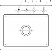 Villeroy & Boch Subway Style 60 S, Farbe KG Snow White, Premiumline
