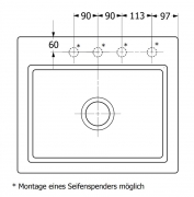 Villeroy & Boch Subway Style 60 S, Farbe TR Timber, Premiumline