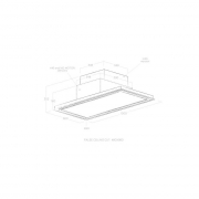 Elica SKYDOME NO MOTOR A/100 Deckenhaube Weiss, NEUES MODELL PRF0146230A. Mit 5 Jahren Garantie!