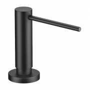 Dornbracht Einbau-Splmittelspender, mit runder Rosette, Schwarz matt, 82434970-33