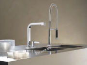 Dornbracht Profibrausegarnitur, Zubeh�r f�r Armaturen Maro und Lot, Chrom geb�rstet, 27784970-93