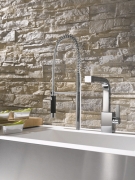 Dornbracht Profibrausegarnitur, Zubeh�r f�r Armaturen Maro und Lot, Chrom geb�rstet, 27784970-93