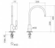 Dornbracht Tara Classic Einhebelmischer, Hochdruck, Chrom geb�rstet, 33826888-93