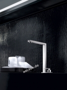 Dornbracht Lot Einhebelmischer, Zweilochbatterie + Sp�lbrausegarnitur, Hochdruck, Dark Platinum geb�rstet, 32843680-99+27722970-99