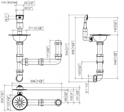 Dornbracht Ab- und �berlaufgarnitur handverschlie�bar, 10415003-85