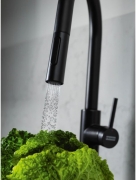 Franke Pescara Slide In Einhebelmischer, Hochdruck Zugauslauf, Black Matt, 115.0575.968