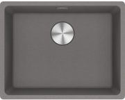 Franke Maris MRG 110-52 Fragranit+ Steingrau, Unterbausp�le 60 cm, Druckknopfventil, 125.0683.102