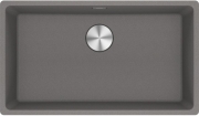 Franke Maris MRG 110-72 Fragranit+ Steingrau, Unterbausp�le 80 cm, Druckknopfventil, 125.0683.107
