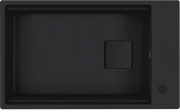 Franke Kubus 2 - KNG 110-62 Fragranit+ Black Matt - Black Collection, Unterbausp�le 80cm, 125.0685.162