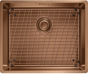 Franke Mythos Masterpiece BXM 210/110-50 Einbausp�le - SlimTop, Handbet�tigung, Copper, 127.0674.363