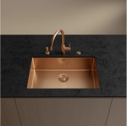 Franke Mythos Masterpiece BXM 210/110-68 Einbausp�le - SlimTop, Handbet�tigung, Copper, 127.0674.535