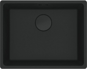 Franke Maris MRG 210-52 Fragranit DuraKleen Plus, Farbe Black Matt - Black Collection, fl�chenb�ndig, Handbet�tigung schwarz, 135.0683.045