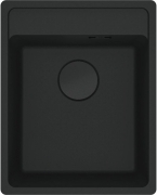 Franke Maris MRG 210-37 A Fragranit DuraKleen Plus, Farbe Black Matt - Black Collection, fl�chenb�ndig, Handbet�tigung schwarz, 135.0683.047