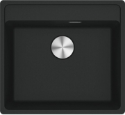 Franke Maris MRG 210-52 A Fragranit DuraKleen Plus, Farbe Black Matt, fl�chenb�ndig, Druckknopfventil, 135.0682.964