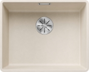 Blanco Subline 500-F Silgranit PuraDur 2, fl�chenb�ndig, Farbe softweiss, InFino Ablauf, 527169
