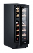 Dometic D18B, Weink�hlschrank mit zwei Zonen, 18 Flaschen, schwarz, EEK: G