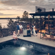 Dometic MoBar 550 S Mobile Outdoorbar, Edelstahl und schwarz, EEK: G