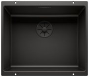 Blanco Subline 500-U Black Edition Silgranit PuraDur 2, Farbe schwarz, InFino Ablauf, 526340