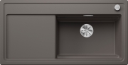 Blanco Zenar XL 6 S DampfgarPlus Einbausp�le Silgranit PuraDur inkl. Holzschneidbrett, Becken rechts, Farbe vulkangrau, InFino Ablauf, 527373