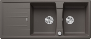 Blanco Lexa 8 S Silgranit PuraDur 2, Farbe vulkangrau, InFino Ablauf, 527282