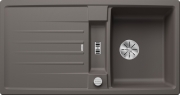 Blanco Lexa 5 S Silgranit PuraDur 2, Farbe vulkangrau, InFino Ablauf, 527277