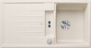Blanco Lexa 5 S Silgranit PuraDur 2, Farbe softweiss, InFino Ablauf, 527094