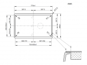 Blanco Metra 45 S-F Silgranit PuraDur 2, fl�chenb�ndig, Farbe vulkangrau, 527290