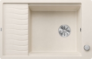 Blanco Elon XL 6 S-F Silgranit PuraDur 2, fl�chenb�ndig, Farbe softweiss, InFino Ablauf, 527071