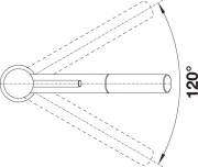 Blanco Kano-S Silgranit-Look, vulkangrau/chrom, 526952