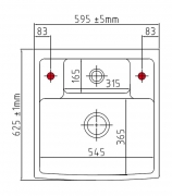 Systemceram KeraDomo CENTRA 60, Farbe Fango (matt), mit 5 Jahren Garantie