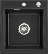 Systemceram KeraDomo MERA 46 in Nero (gl�nzend), mit 5 Jahren Garantie