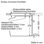 Constructa CX5SI6P0, Backofen-/Kochfeld-Set, CF4A93062 + CA427255 + CZ1352X0, EEK: A, mit 5 Jahren Garantie!