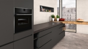 Neff C17MR02G0, Compact-Einbaubackofen mit Mikrowelle, Graphite-Grey, mit 5 Jahren Garantie!