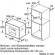 Neff C17KS61G0, Einbau-Kaffeevollautomat, Graphite-Grey, mit 5 Jahren Garantie!