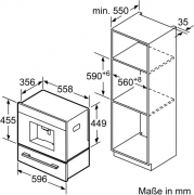 Neff C17KS61G0, Einbau-Kaffeevollautomat, Graphite-Grey, mit 5 Jahren Garantie!