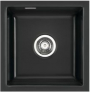 Systemceram KeraDomo MERA 46 F/o in Nero (gl�nzend), mit 5 Jahren Garantie